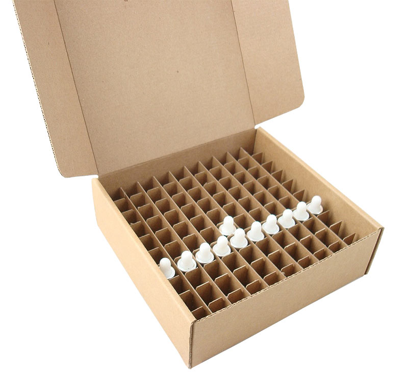 Cardboard Dividers 5 Sets 10.5 X 5.5 X 2.5 High 50 cell custom